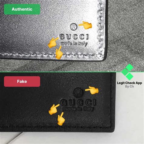 authentic gucci wallet vs fake|real gucci men's wallet.